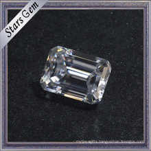Inquiry Price 10*14mm Clear White Emerald Cut Moissanite Diamond
